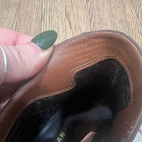 NWT Cole Haan Leather Waterbroof River Chelsea Bootie- Brown Size 6 - Picture 10 of 12